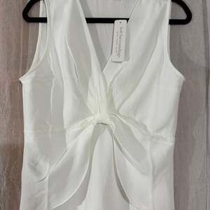 Soft Surroundings Enka Tank Blouse White